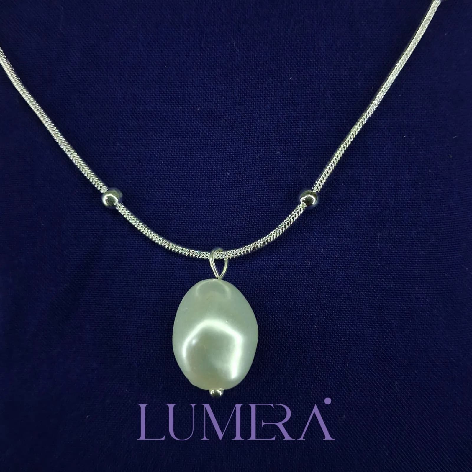 S925 Sterling Silver plated-Pearl