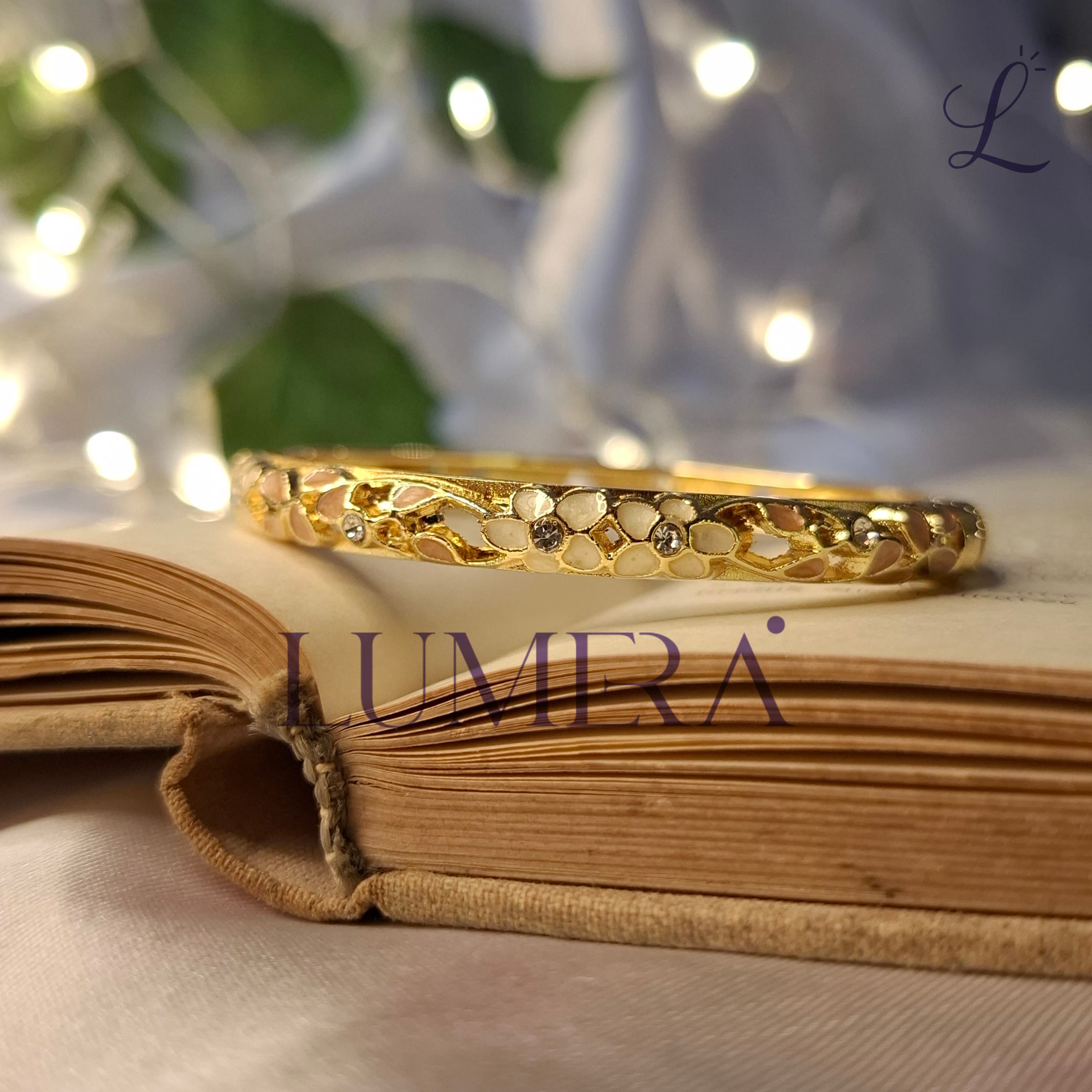 Enamel Bracelet(Beige)